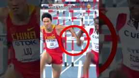 He got Caught Cheating 😡 | #athletics #athlete #reaction #crazy