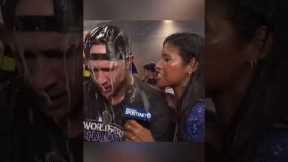 A heartwarming moment between athletes and journalists #kindness #athlete #fyp #foryoupage