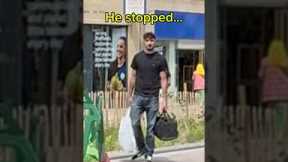 Watching this broke my heart 😢💔 #singing #singer #public #reaction #heartbroken #lewiscapaldi