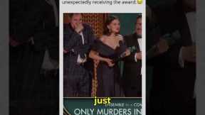 Selena’s reaction upon unexpectedly receiving the award 🥹🏆#SelenaGomez #AwardMoment #PopCulture