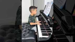 6 Year Old Piano Prodigy Plays F Chopin Prelude Opus 28 No 6 #piano #pianoprodigy #prodigy #talent