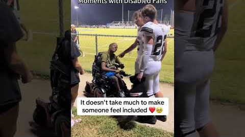 Heartwarming Moments Between Players and Fans#FanLove#AthleteKindness#Heartwarming