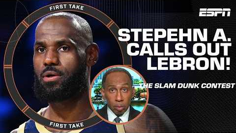 Stephen A. BLAMES LeBron James for RUINING the Slam Dunk Contest | First Take