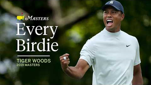 Every Tiger Woods Birdie from the 2019 Masters
