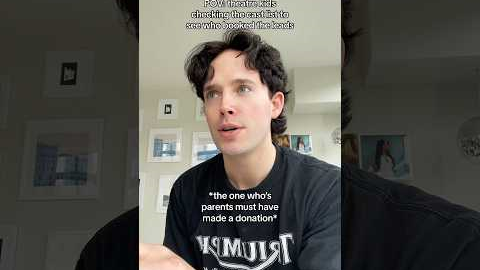 Theatre kids checking the cast list 😳 #pov #theatre #actor #musical #hamilton #broadway