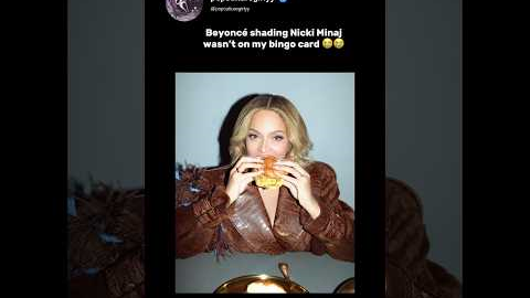 Beyoncé shading Nicki Minaj is so unexpected 😭