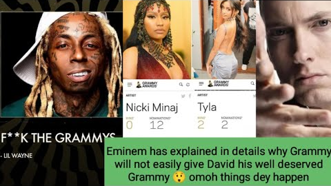Eminem has given a full details why Nicki Minaj was nominated 12 times but 0 win & Tyla 2times 2 win