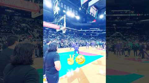 He let Bronny do it... 😭 ✌️ #shorts