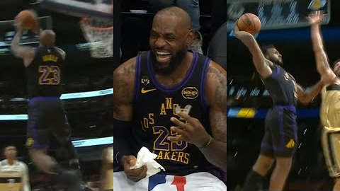 LeBron puts on a SHOW with INSANE dunks vs Wizards then Bronny dunks after 🔥