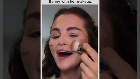 That moment Selena trusted Benny with her makeup 🥹💄 #SelenaGomez #BennyBlanco #SelenaFamily