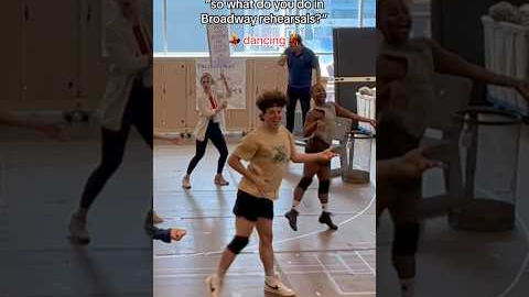 “So what do you do in Broadway rehearsals?” #theatre #actor #broadway #musical #dancer