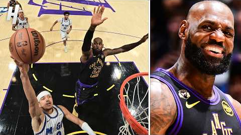 LeBron James brings SHOWTIME to LA 😤