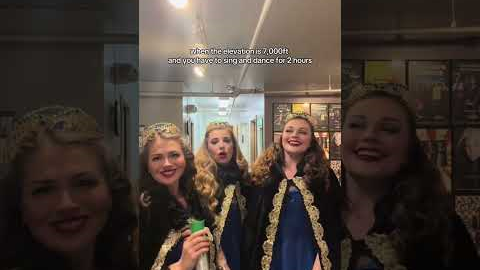 Singers Need Oxygen #parkcityutah #singertok #highaltitude #highelevation #broadway #nationaltour