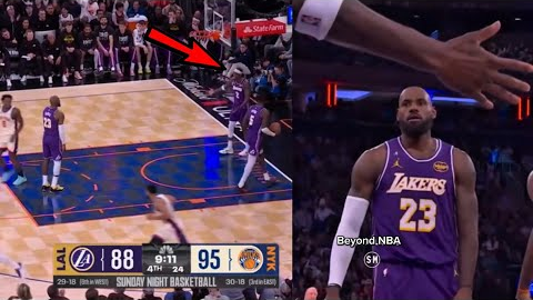 LeBron James Did NOT Like Vando Calling Out His Defense 😳