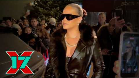 Rihanna Handles The Spotlight With Grace While Mobbed By Fans In NYC