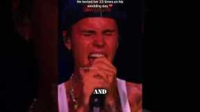 Justin texted Selena on his wedding day 💔🥺 #justinbieber #selenagomez #jelena #wedding #shorts