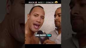 The Rock's Mic Grab Turned Into Total Chaos 😭 #WWE #TheRock