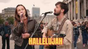 She JOINED to Sing ‘Hallelujah’ and the Whole Street STOPPED to Listen | Leonard Cohen - Hallelujah