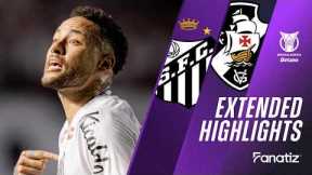 Santos vs Vasco da Gama 2-1 | Game Highlights | #Brasileirao2026