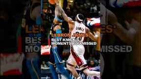 LEBRON JAMES BEST KNICKS MOMENTS U MISSED 😳 #shorts #lebronjames
