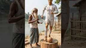 Old Craftsman Craves Football Legend Cristiano Ronaldo out of tree wood #shorts