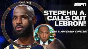 Stephen A. BLAMES LeBron James for RUINING the Slam Dunk Contest | First Take