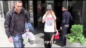 Rihanna Shooting a Commercial in Midtown NYC (05-16-13)