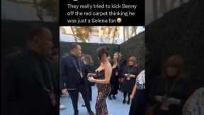 They really tried to kick Benny blanco off the red carpet thinking he was just a Selena Gomez fan 😭