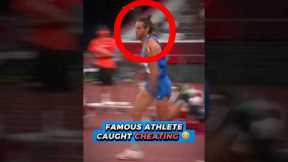 Olympian caught cheating 👀  #sports #olympics #sprinting #track #trackandfield