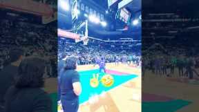 He let Bronny do it... 😭 ✌️ #shorts