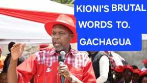 WHY JEREMIAH KIONI IS ATTACKING RIGATHI GACHAGUA 