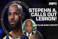 Stephen A. BLAMES LeBron James for