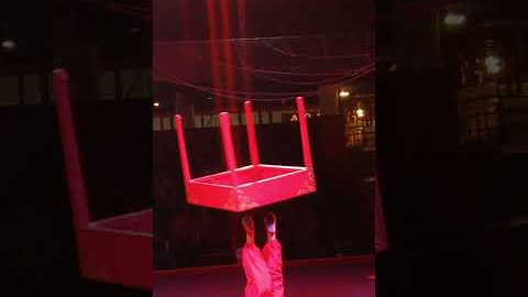 Las Vegas Circus Circus Act | Watch Her Juggle a Table with Her Feet #lasvegas #lasvegasshows