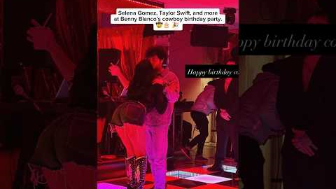 Selena Gomez at her husband's cowboy birthday party🎉 🎂 #selenagomez #bennyblanco #birthday #fyp