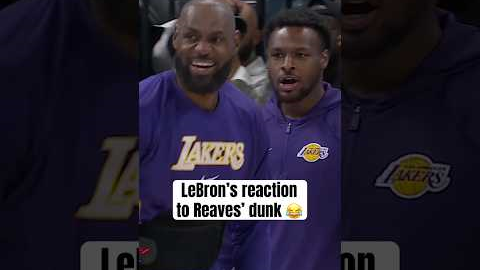 LeBron loving this AR dunk 🗣️