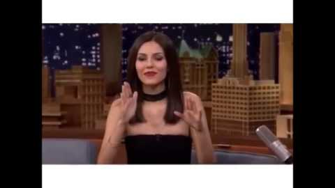 The Rock vs Victoria Justice Eyebrow Raise