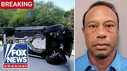 BREAKING: Tiger Woods' mugshot released after golf legend crawls from overturned car, report says