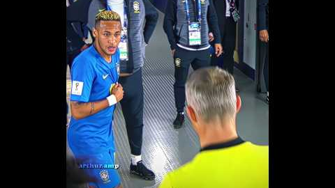 Neymar Got Angry With the Ref 😤⚡ — Face to Face at the End 😳🔥