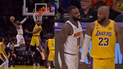 LeBron James HILARIOUS mic’d up convo with Tim Hardaway Jr 😂