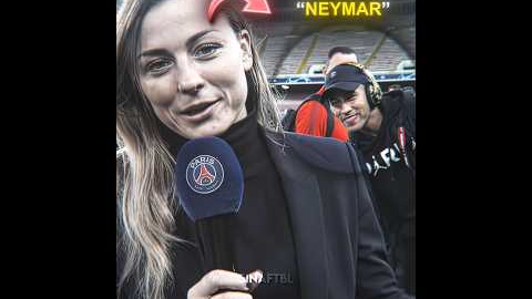 Neymar and Ronaldo with reportor😁🔥