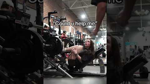 How to impress your gym crush 101 #gymcrush #gymgirl #workoutpartner #trendingshorts #shorts #gym