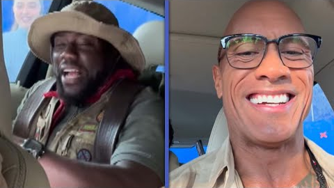 Dwayne 'The Rock' Johnson TROLLS Kevin Hart's Jumanji Crash Out