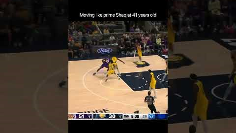 LeBron at 41 moving like prime Shaq 🔥 #nba #basketball #lebron