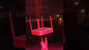 Las Vegas Circus Circus Act | Watch Her Juggle a Table with Her Feet #lasvegas #lasvegasshows