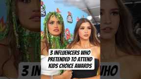 3 Influencers Who Pretended To Go To The Kid's Choice Awards! Brooke Monk Or Natalie Reynolds?