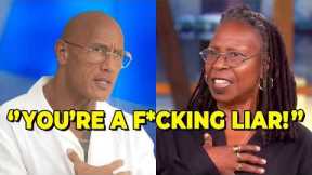 Dwayne The Rock Johnson Kicked Off The View After Fiery Confrontation With Whoopi Goldberg