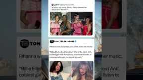 Rihanna x Billie Eilish? The Unexpected Moment That Shocked Fans #rihanna #billieeilish