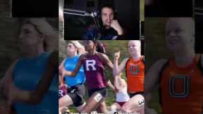 This guy ran in an all women's track meet #sports #cheating #race #funny #reaction #clips #stream