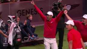 TOM KIM SINKS TGL HOLE-IN-ONE AND TIGER WOODS IS FIRED UP 🔥 | TGL on ESPN