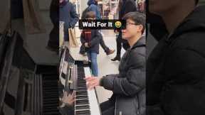 I Noticed His Scarf... SO I PLAYED THIS - Public Piano Performance